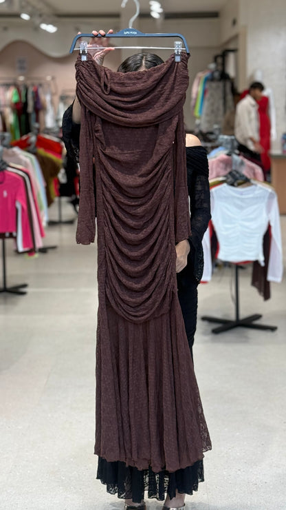 Off shoulder long sleeve bodycon dress spring Elegant