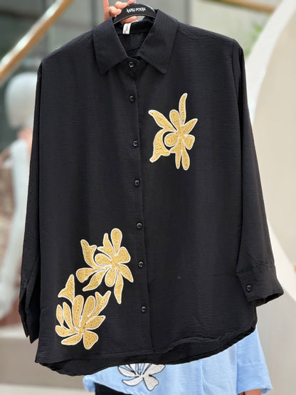Embroidered partywear shirt