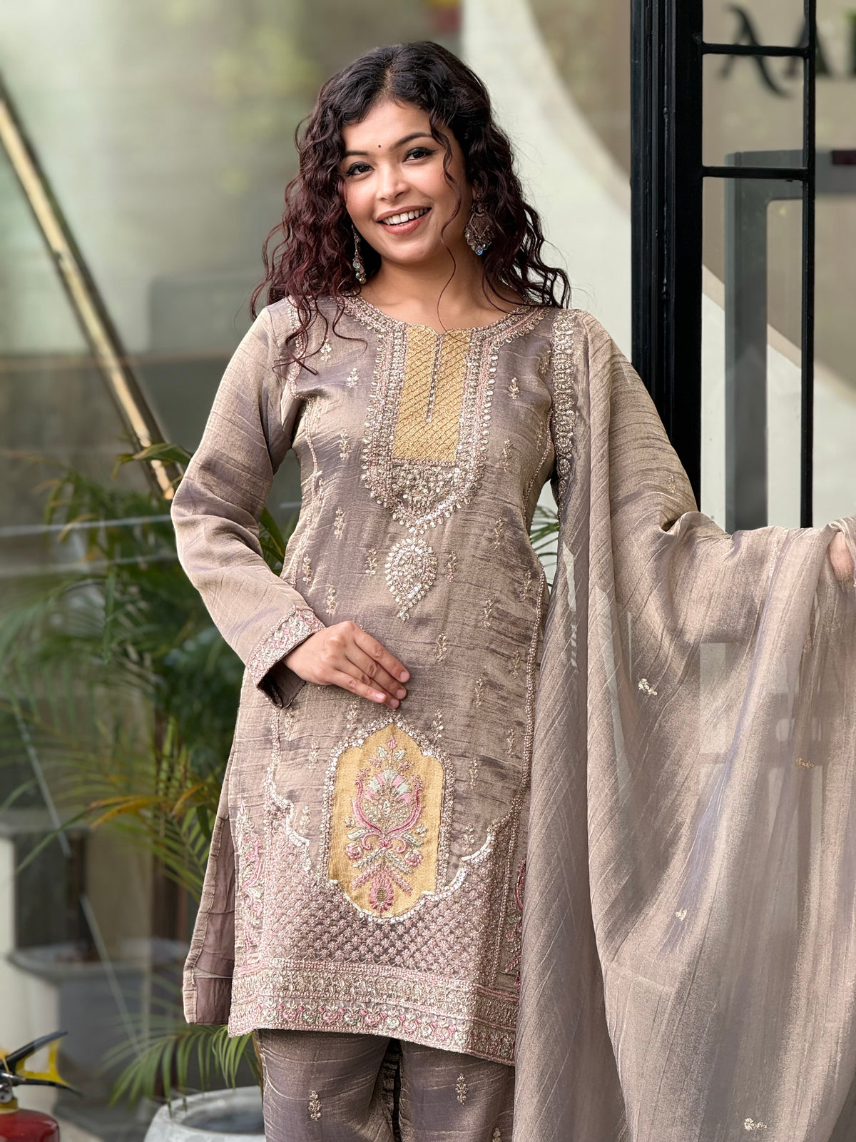 Salsa 3 piece party wear suit set