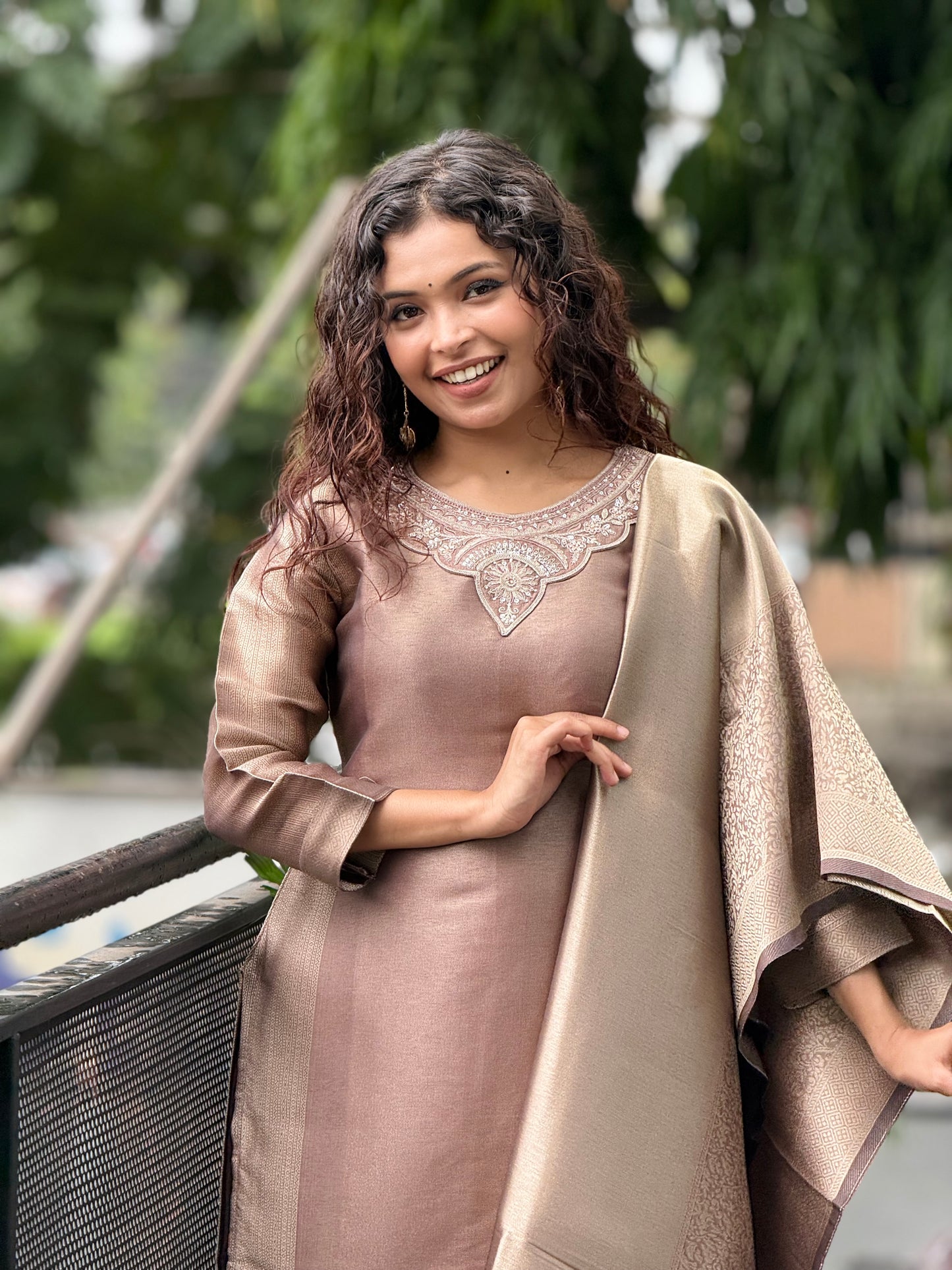 3 piece partywear suit set.