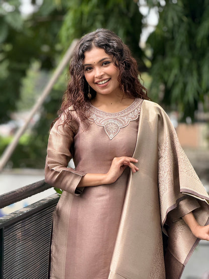 3 piece partywear suit set.