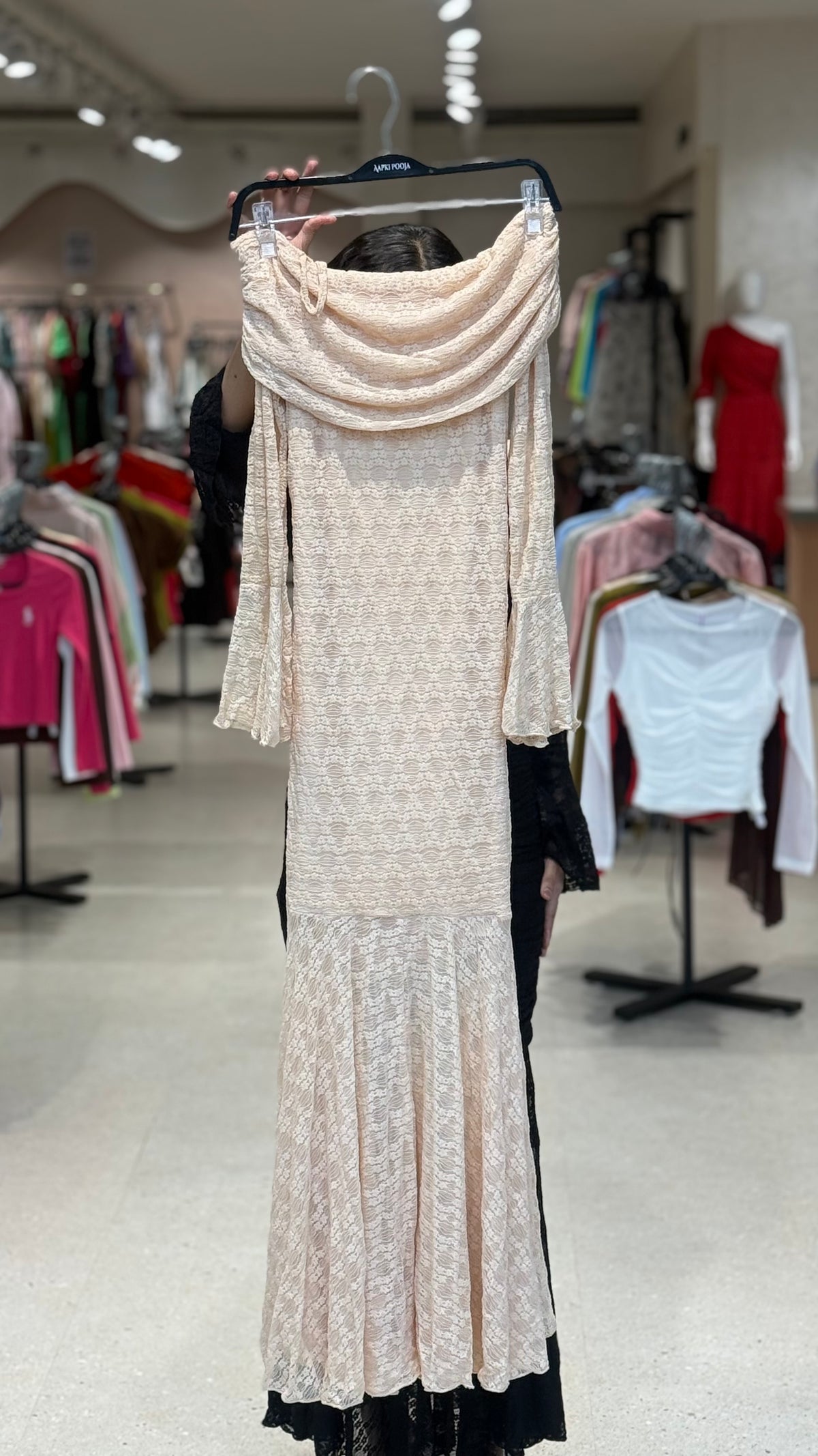 Off shoulder long sleeve bodycon dress spring Elegant