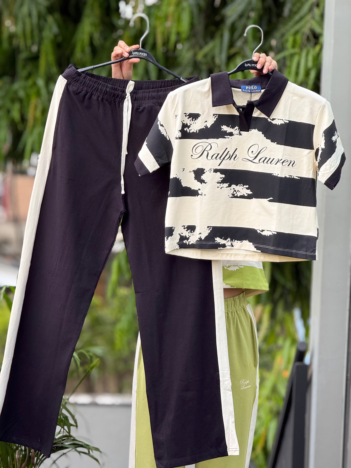 Polo tee and lower co-ord set