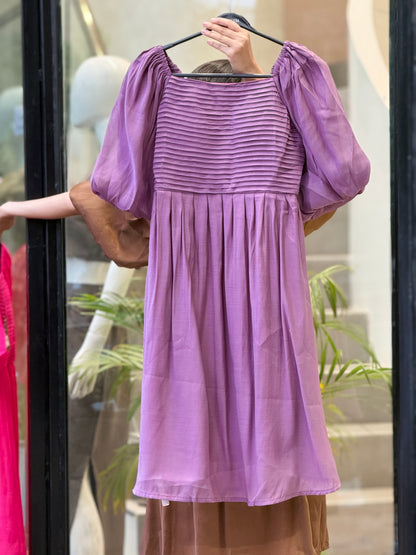 Smocked Midi Dress
