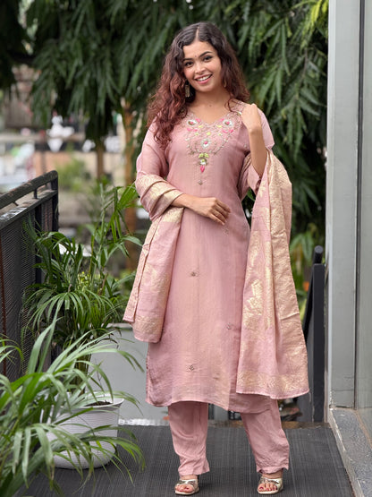 3 piece partywear suit set