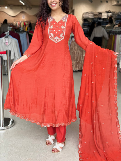 3 piece partywear suit set