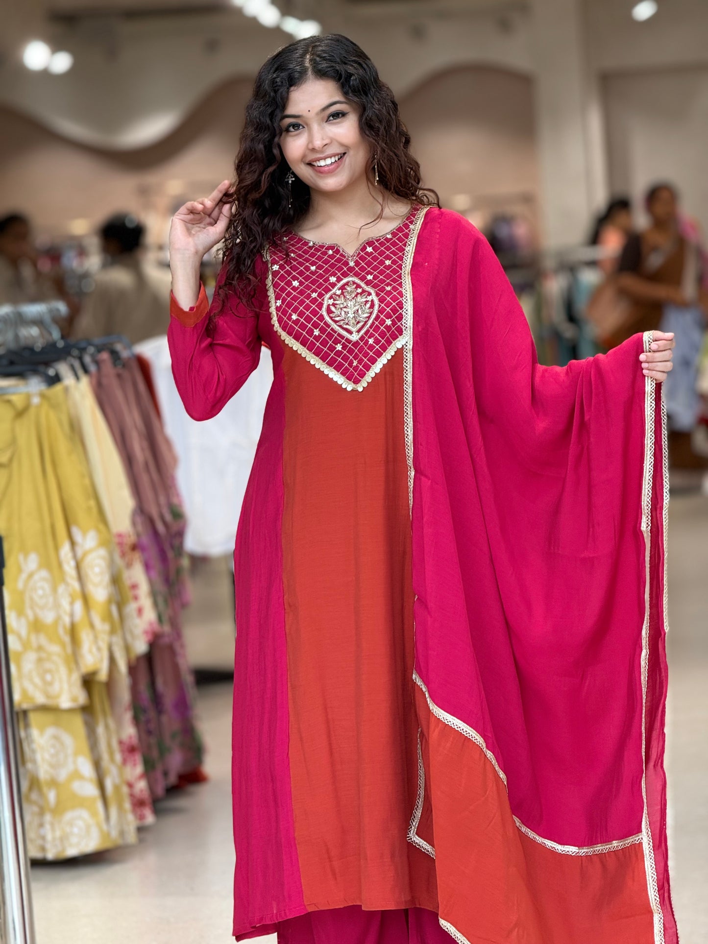 3 piece party wear suit set