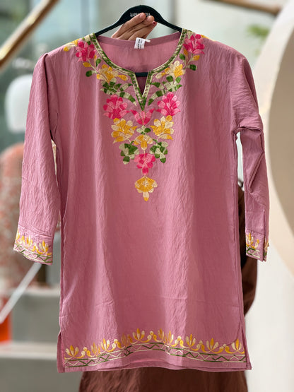 Embroidered top