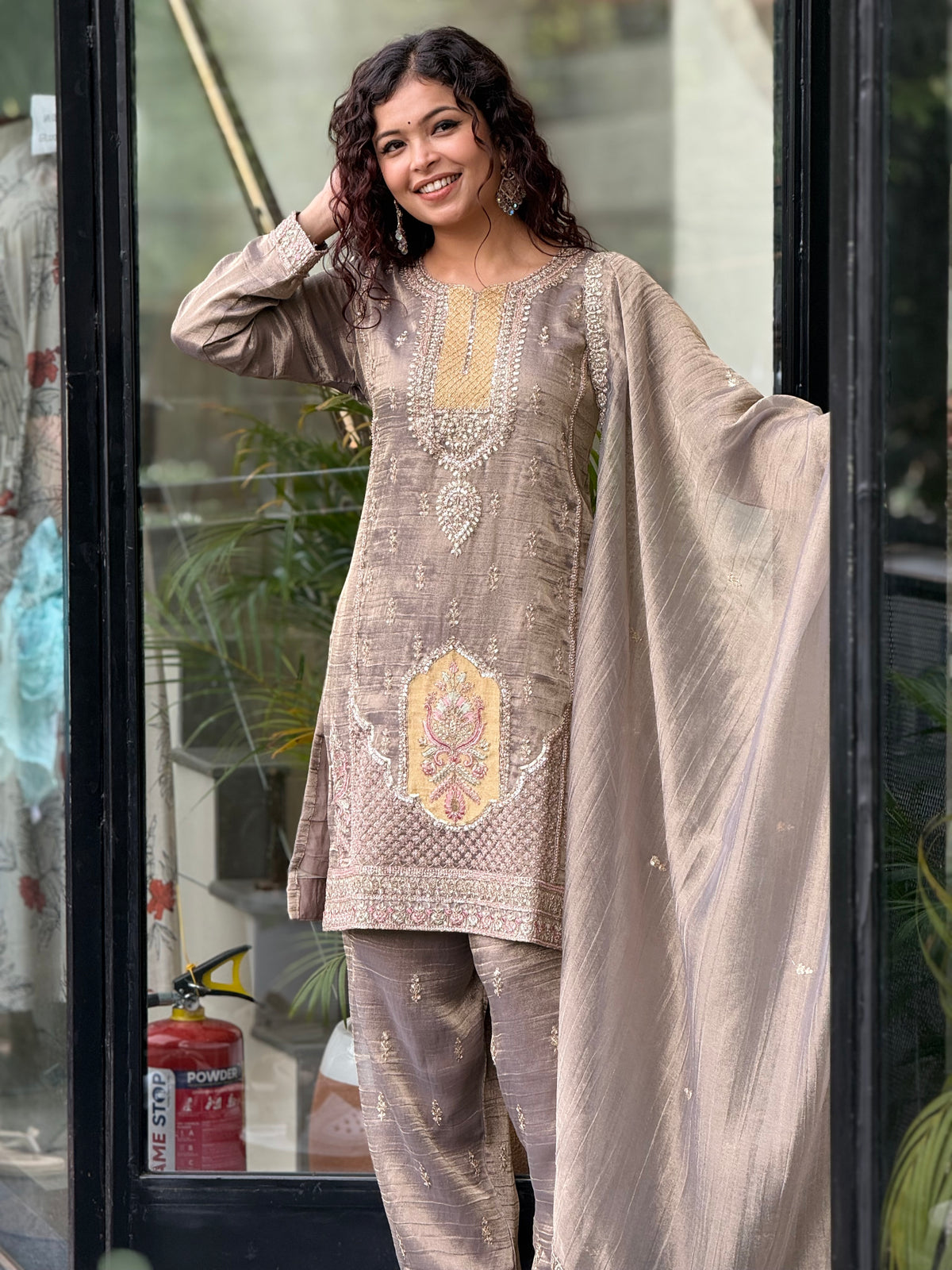 Salsa 3 piece party wear suit set