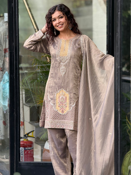Salsa 3 piece party wear suit set