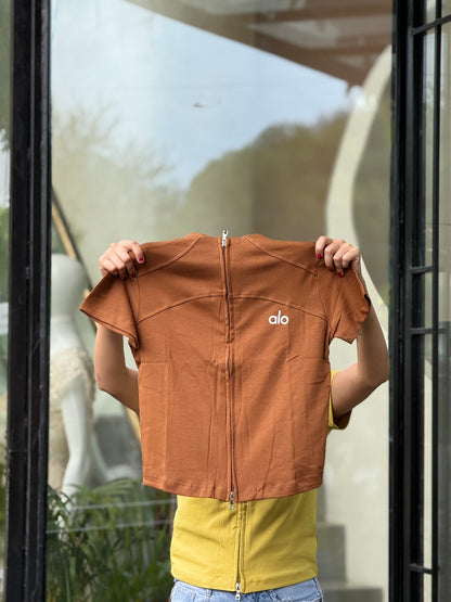Women’s Zip-Up  Casual Top
