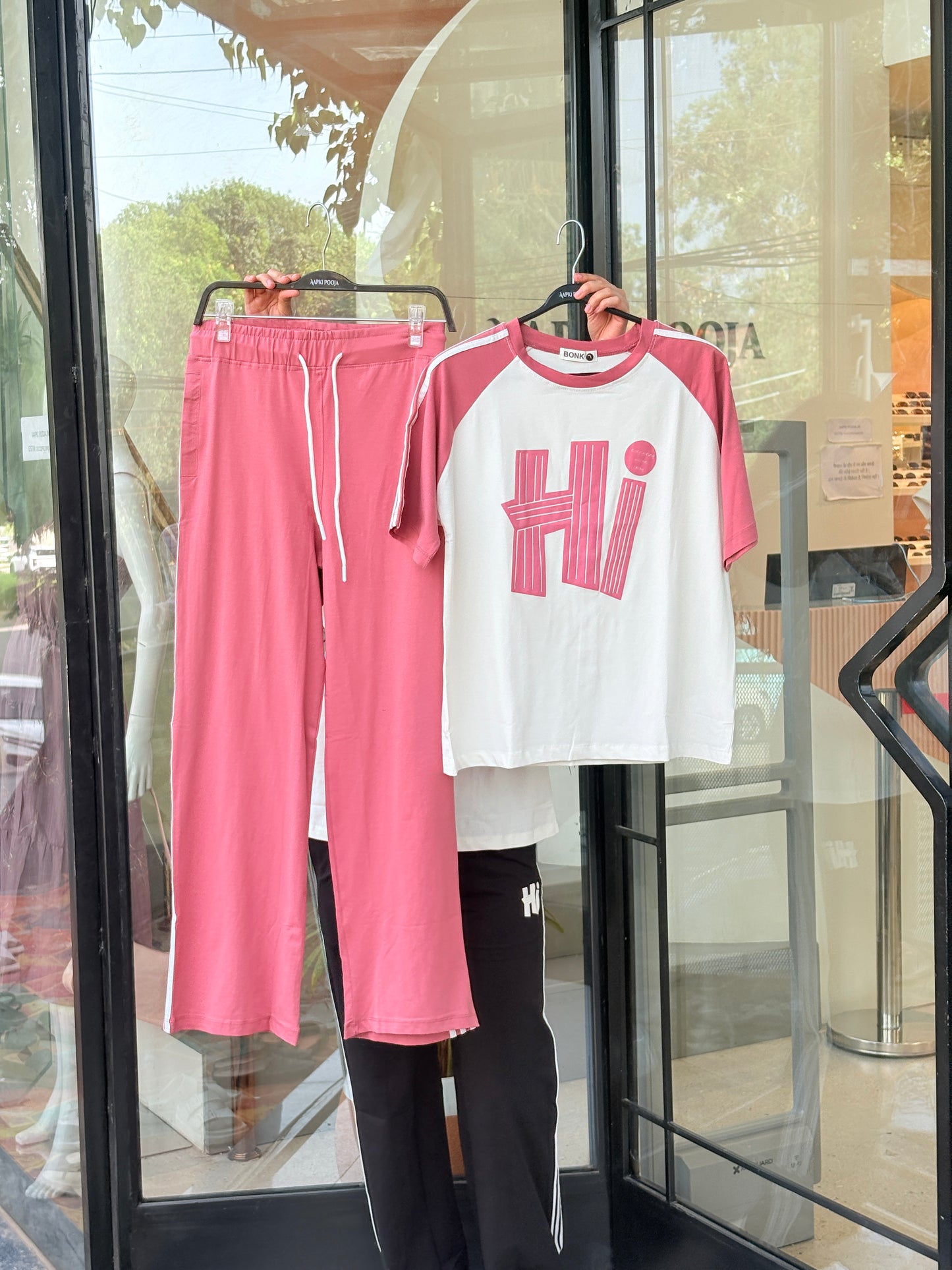 HI Graphic Oversized Co-Ord Set