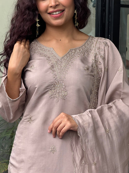 3 piece partywear suit set
