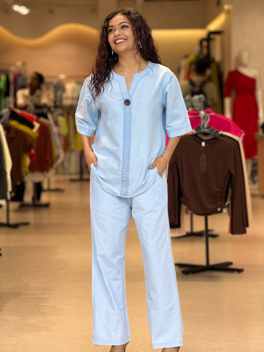 denim co-ord set