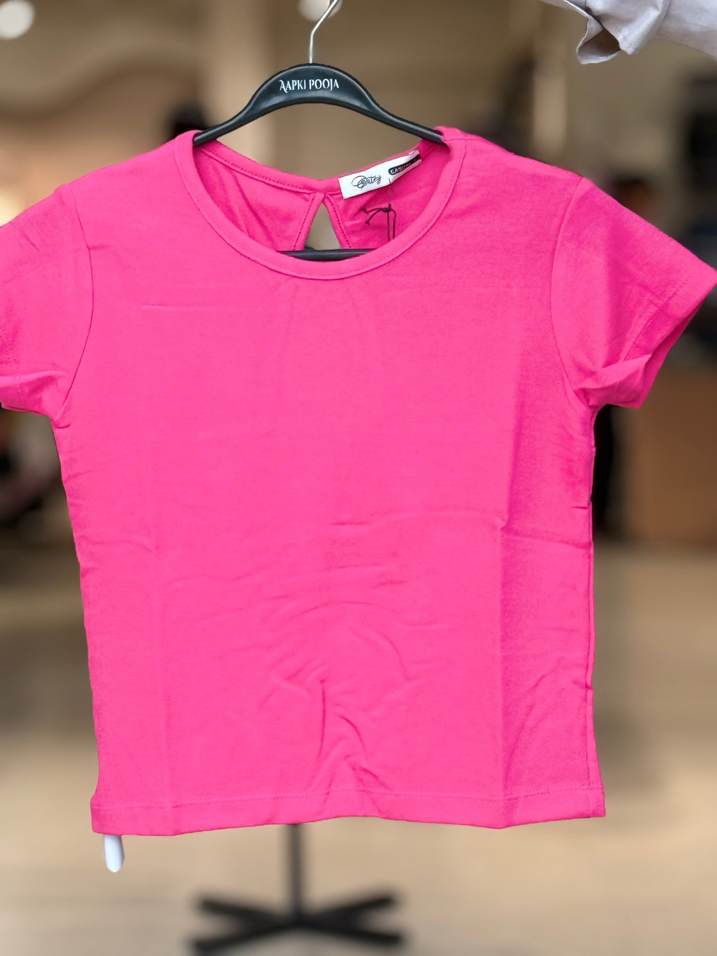 Ribbed Top with Back Cut-Out Detail