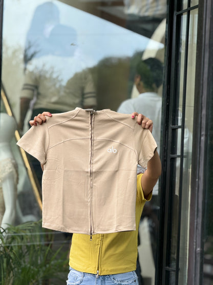Women’s Zip-Up  Casual Top
