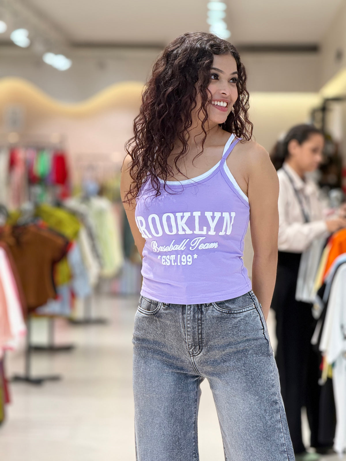 Brroklyn Strip padded tops