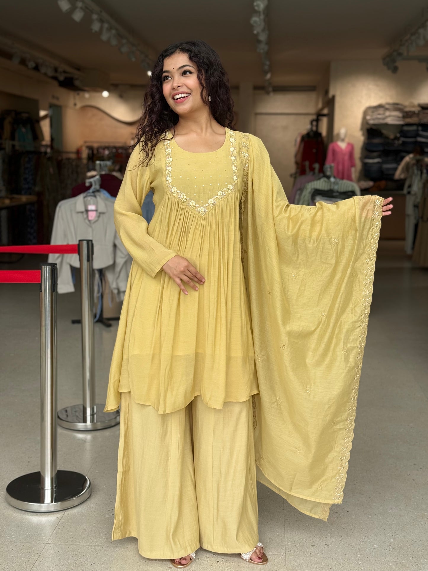 3 piece partywear suit set