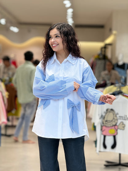 Bow detail shirt