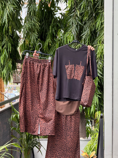 Leopard print co-ord set
