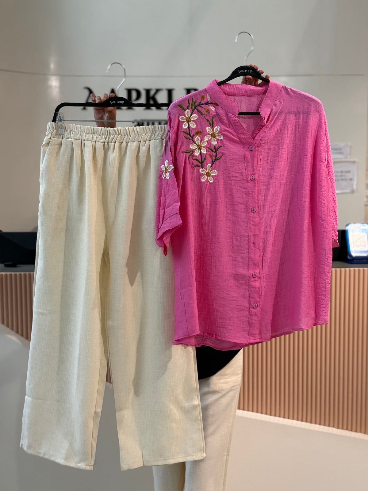 Cordset for women rayao flower pecth stylish