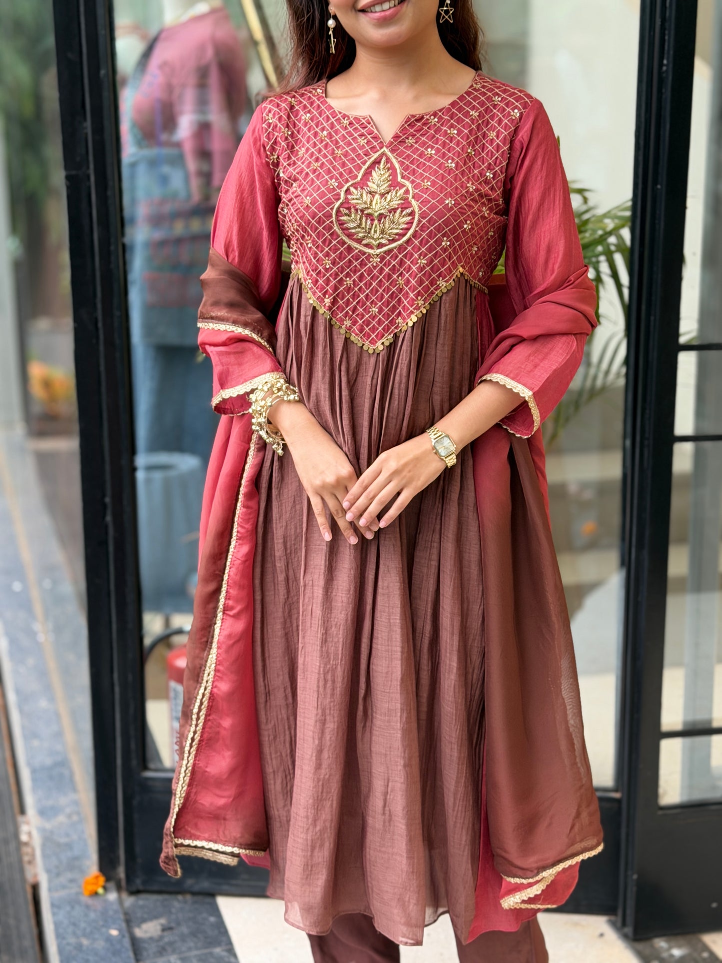 3 piece partywear suit set