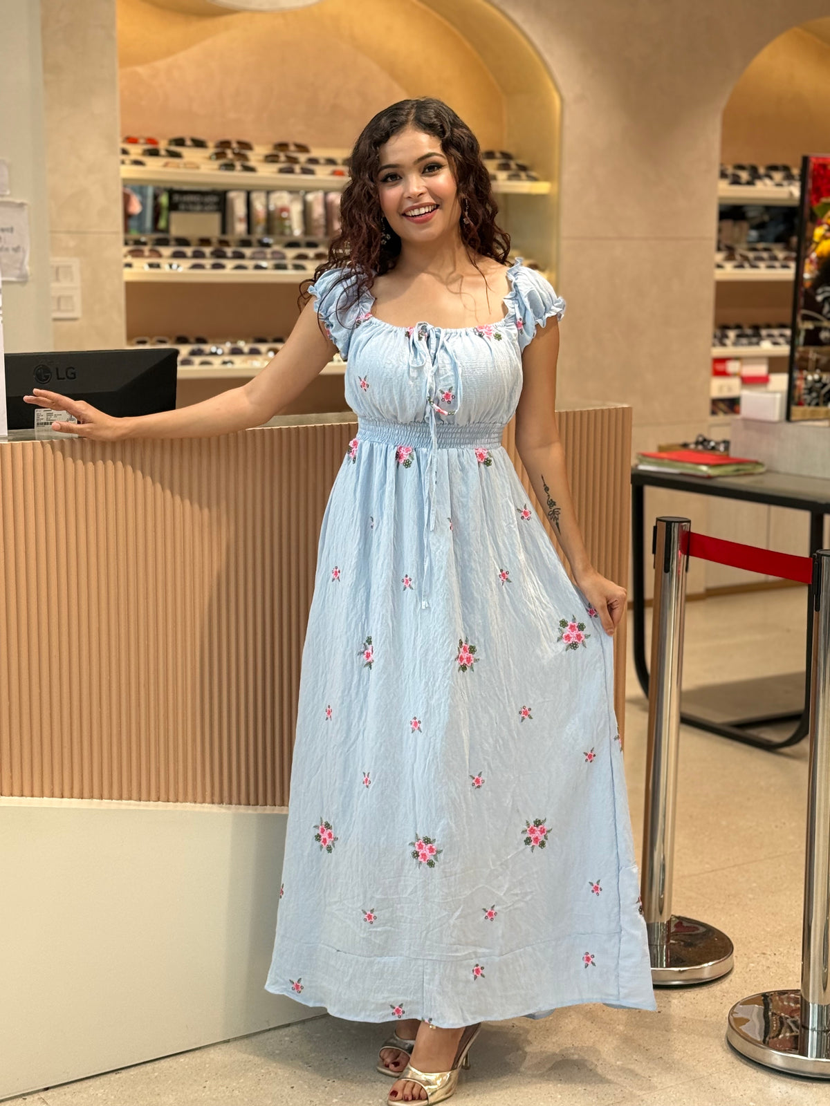 One piece floral dress