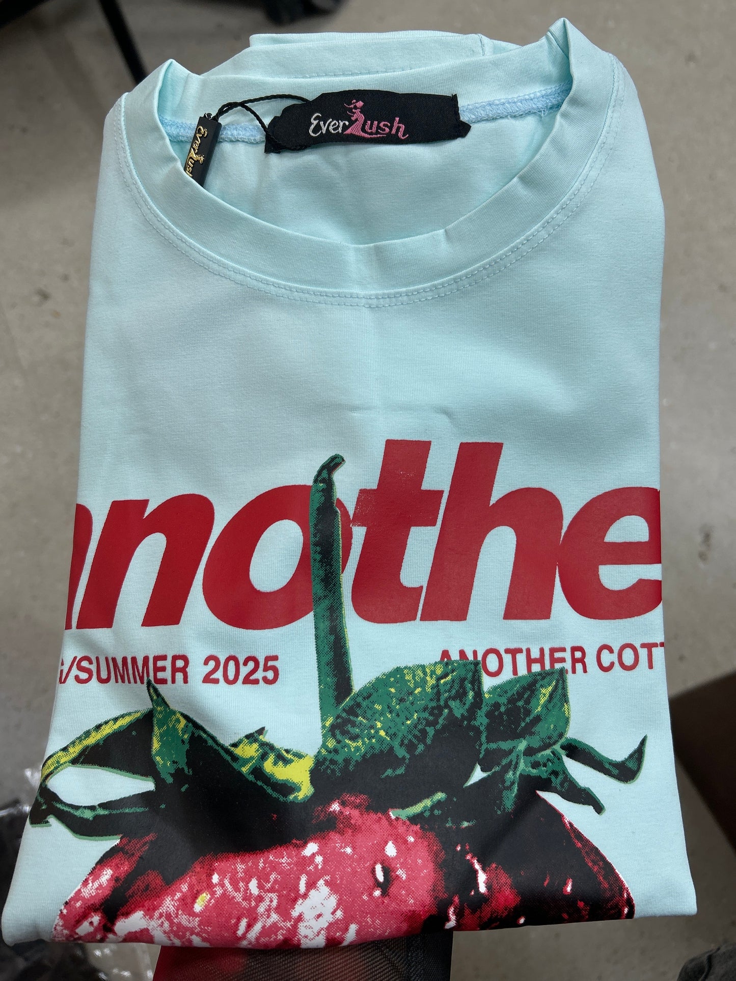 Strawberry Graphic Oversized T-Shirt