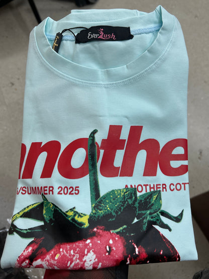 Strawberry Graphic Oversized T-Shirt