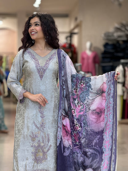 3 piece partywear suit set