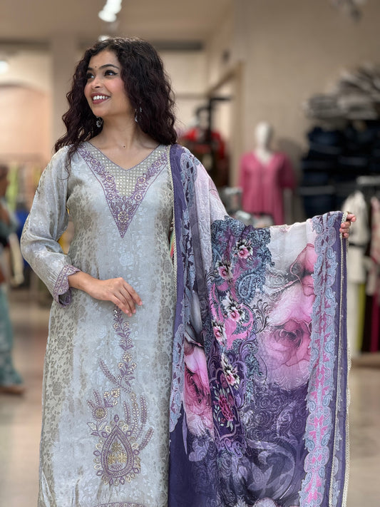 3 piece partywear suit set