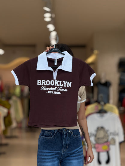 Brooklyn polo tee