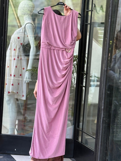 Ruched Bodycon Maxi Dress