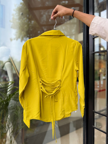 Shirt with back dorii