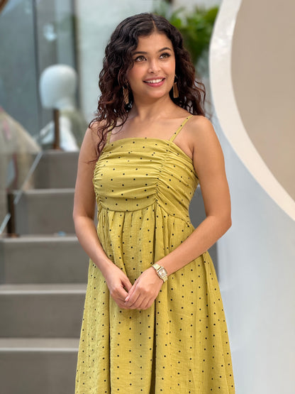 Sleeveless one piece dress