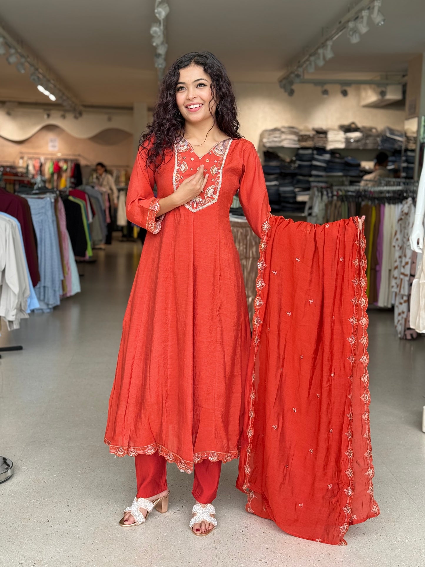 3 piece partywear suit set