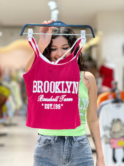 Brroklyn Strip padded tops