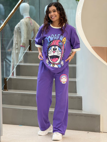 Doremon print co-ord set