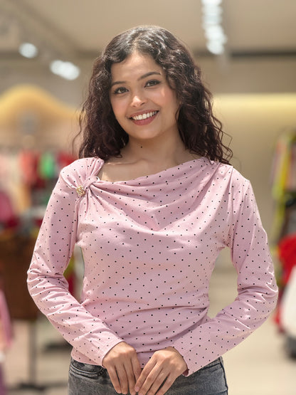 partywear top with broach