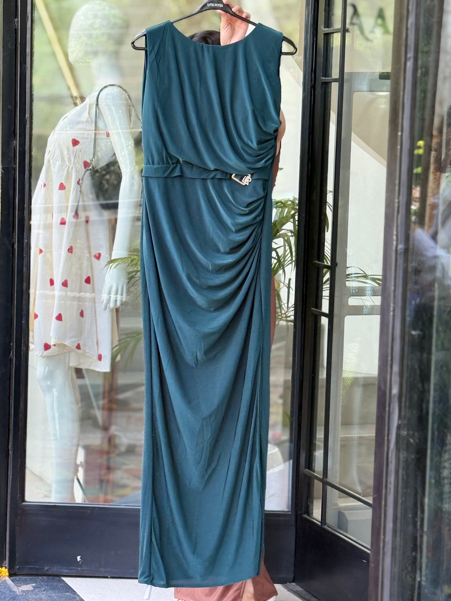 Ruched Bodycon Maxi Dress