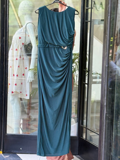 Ruched Bodycon Maxi Dress