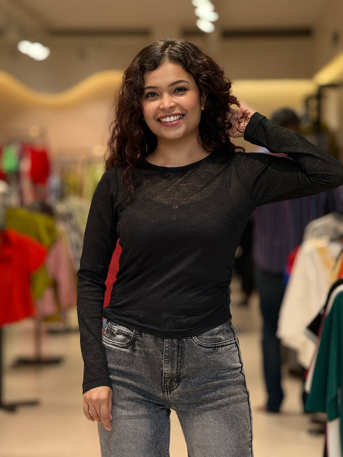 see through top