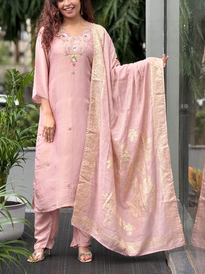 3 piece partywear suit set