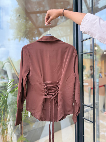 Shirt with back dorii