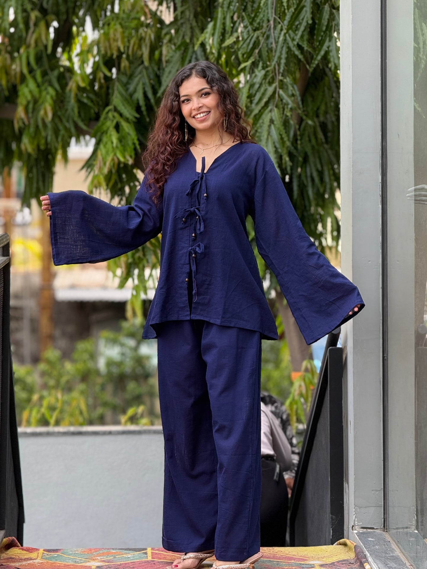 Comfy co-ord set with front dori