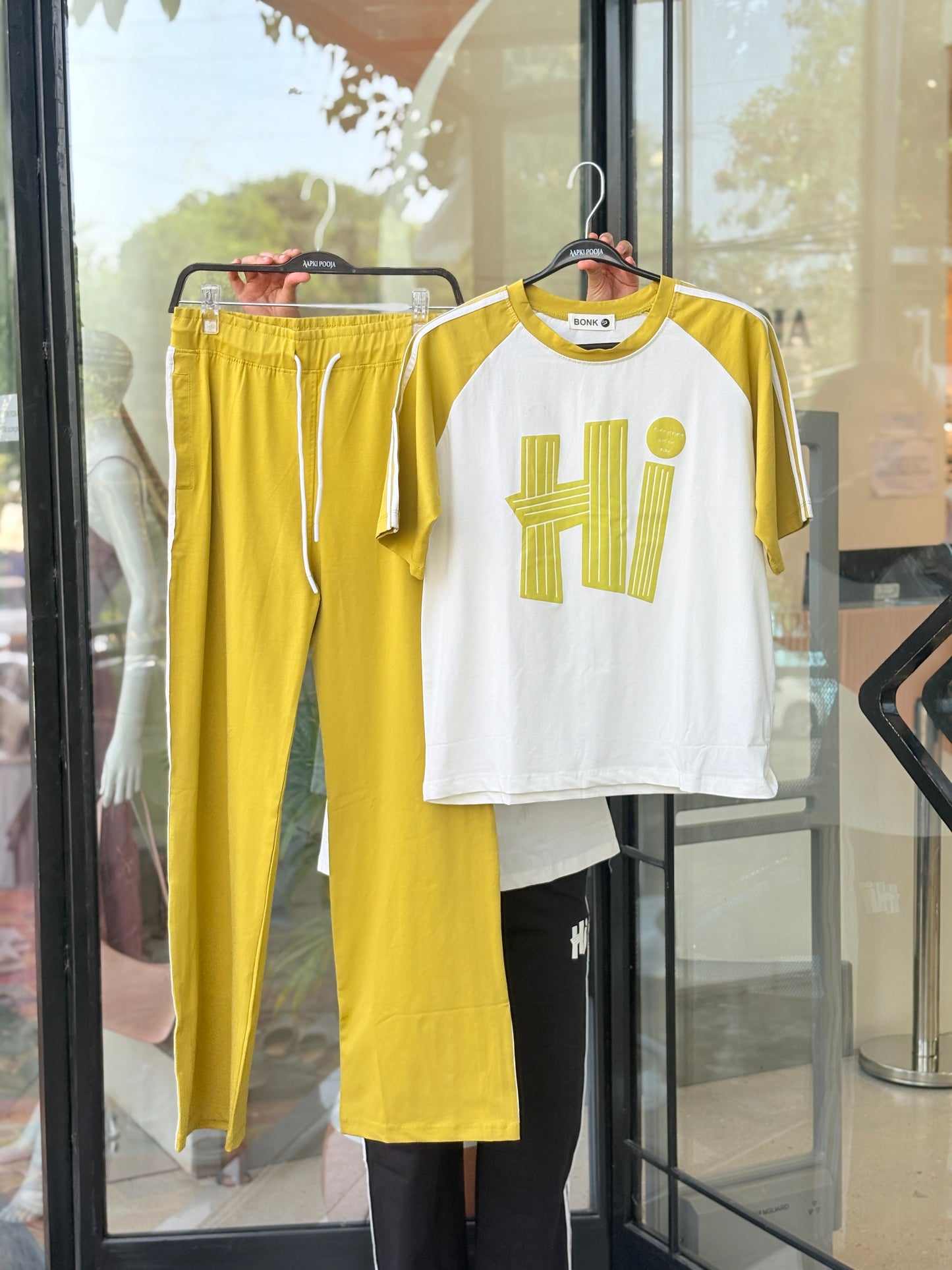 HI Graphic Oversized Co-Ord Set