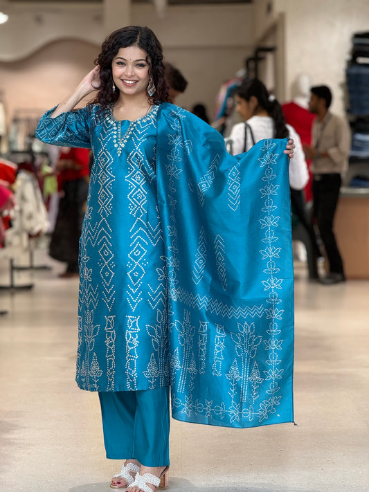 3 piece partywear suit set