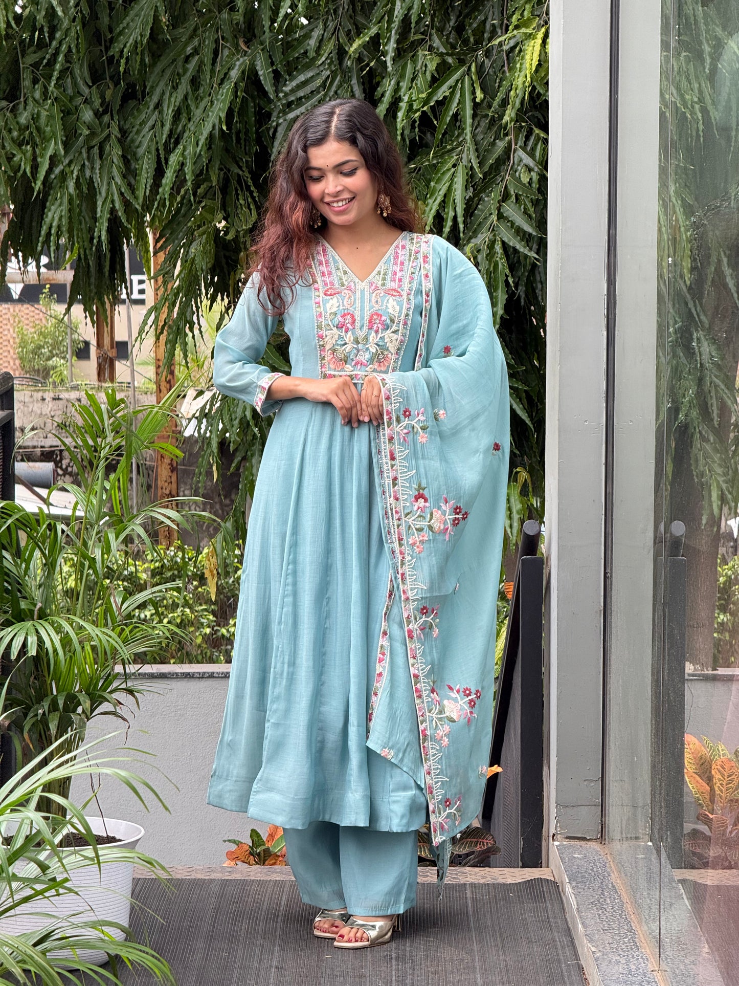3 piece partywear suit set