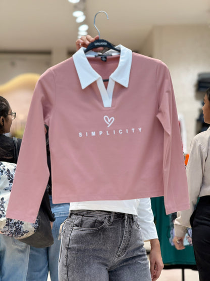 Bodyfitted full sleeves T-shirt
