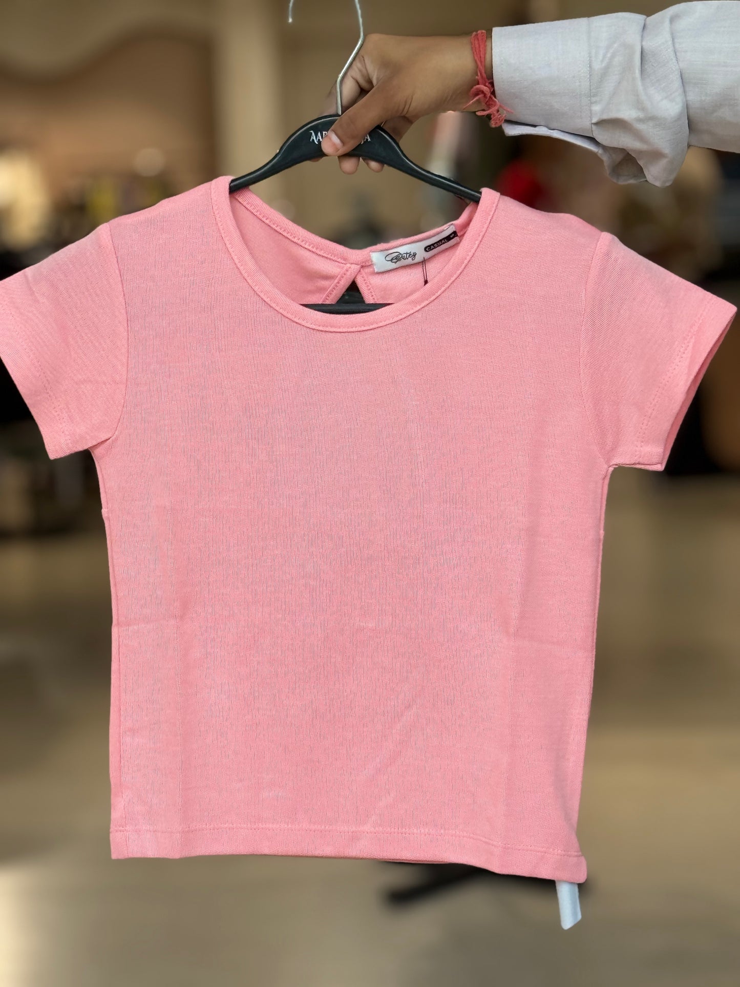 Ribbed Top with Back Cut-Out Detail